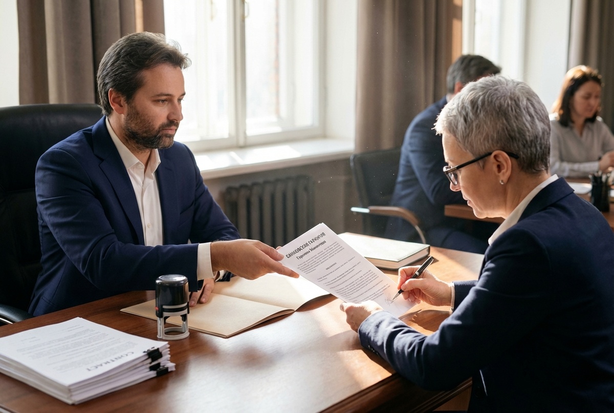 банк отказал в банковской гарантии — менеджер банка рассматривает документы клиента