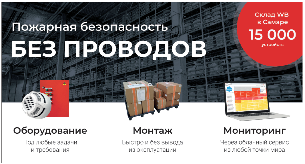 Рис. 1. Радиоканальные системы для логистических центров
