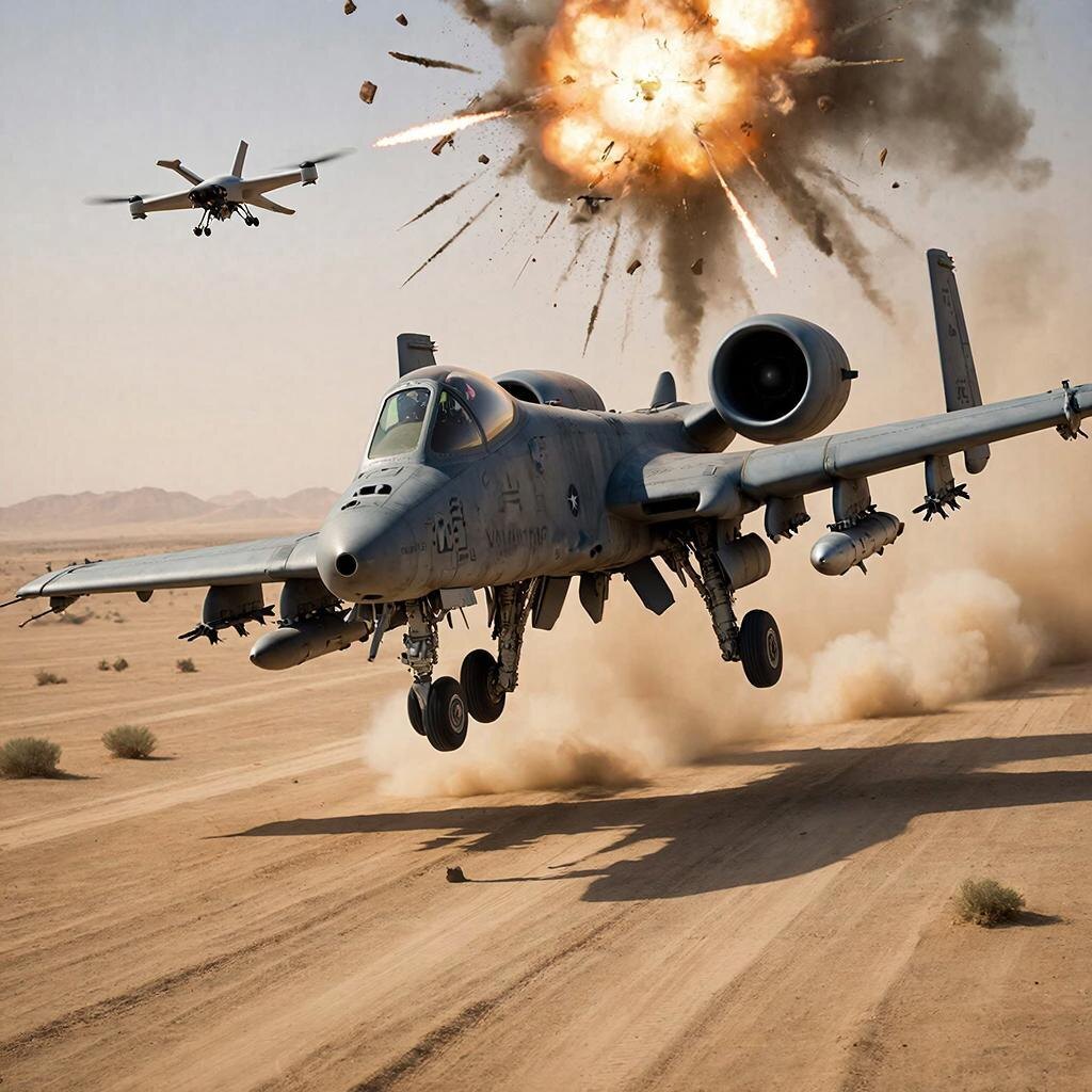 Штурмовик против дрона