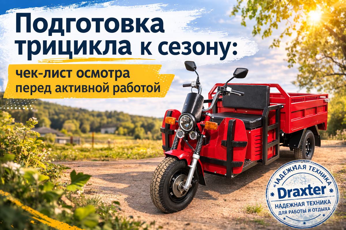 Грузовой трицикл Draxter, Станкопромгрупп