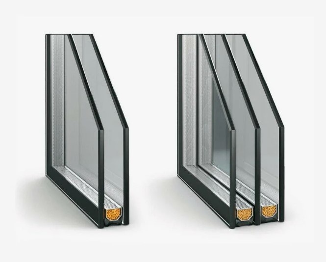 Однокамерный и двухкамерный стеклопакет