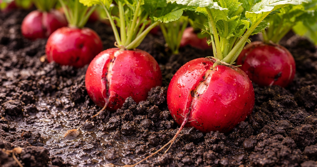 Редис трескается и становится пустым? 5 ошибок, которые портят урожай