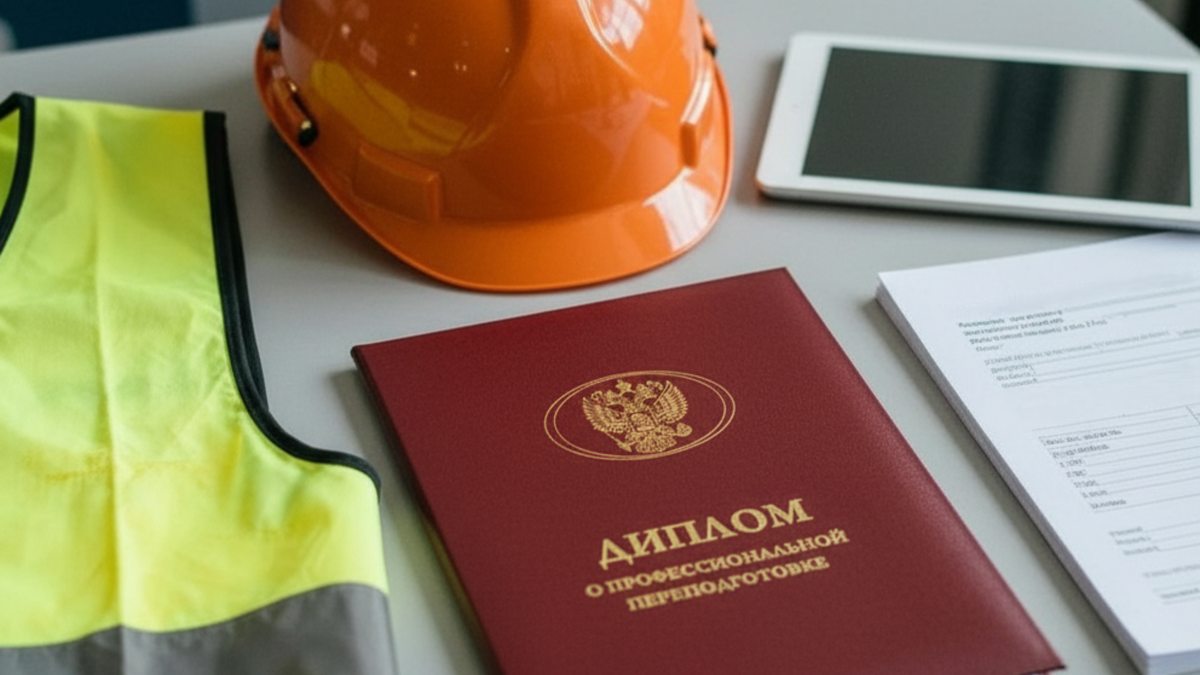 Диплом о профпереподготовке по охране труда