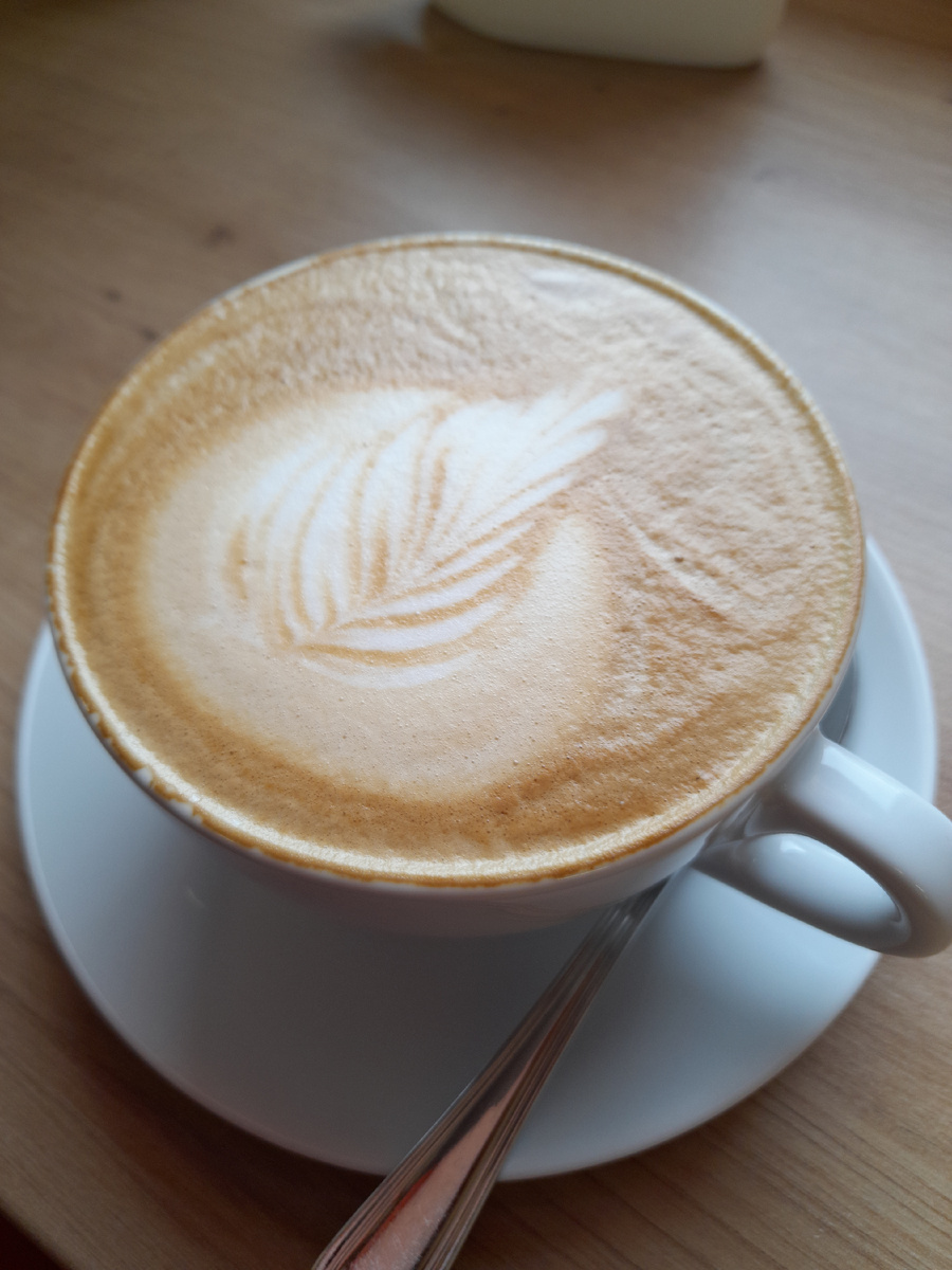 Кофе с листочком