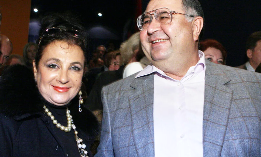 на фото Ирина Винер и Алишер Усманов