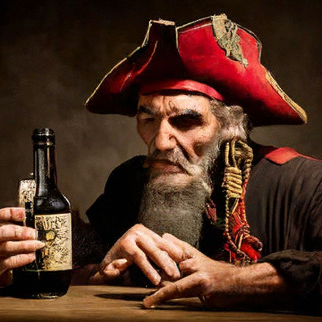 пират с ромом