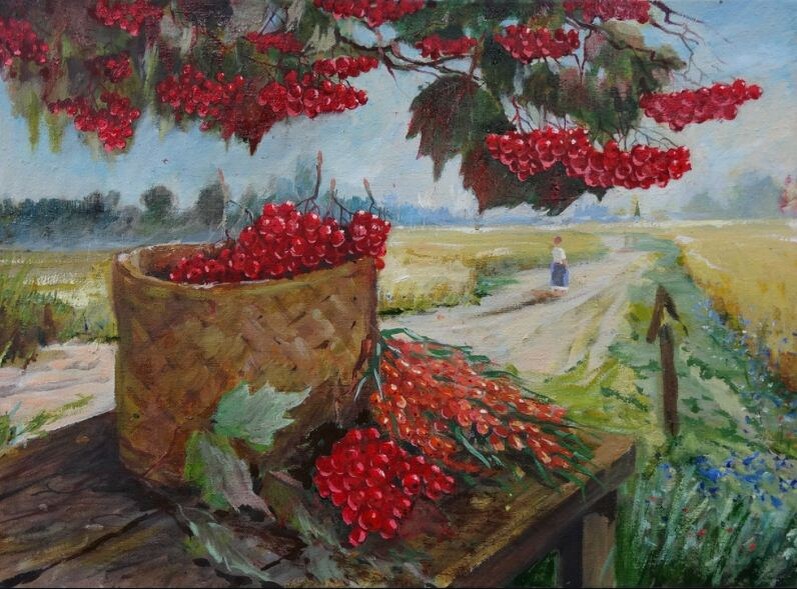 Ягодкин Александр Николаевич (Род. 1953). Ах, эта красная калина.2000.
