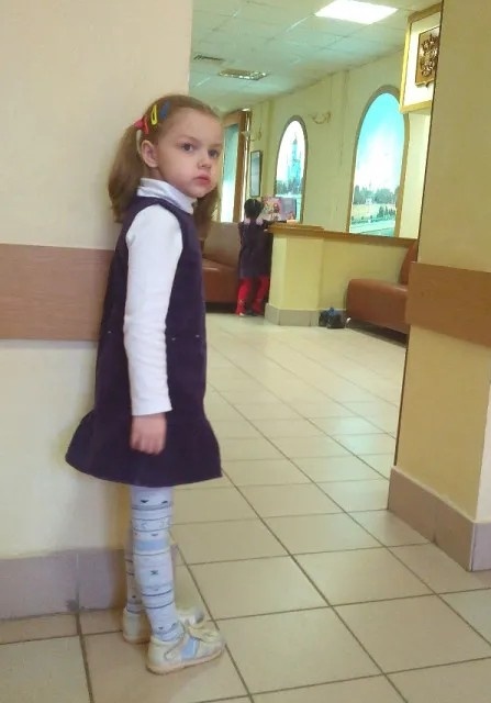 Настя ждёт занятий