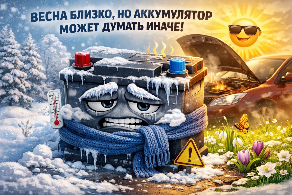 Весна близко, но аккумулятор может думать иначе