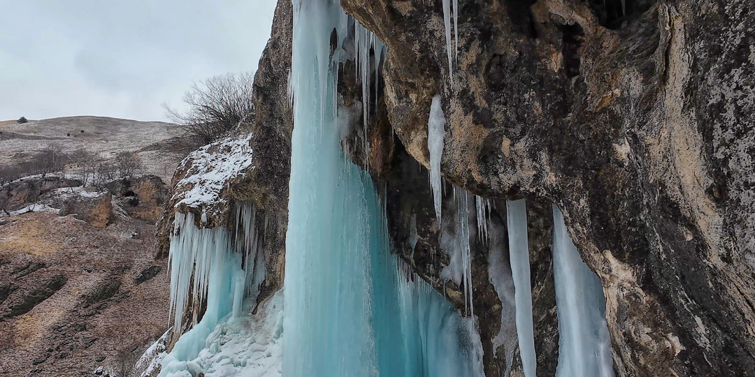 Водопад Гедмишх, КБР. 07.03.2026.