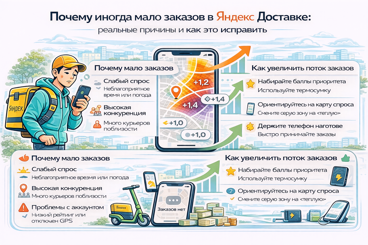 нет заказов в яндекс про?