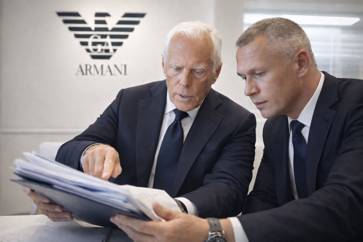 Читайте публикацию комментария к новой статье журнала The Economist о завещании Джорджо Армани 