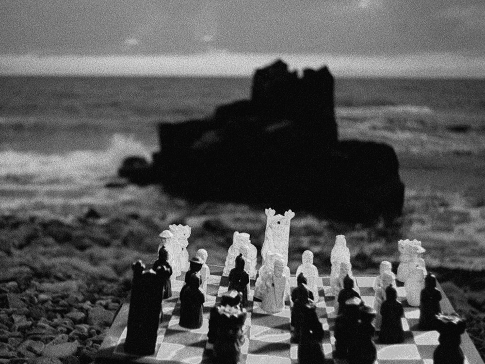 "7 печать". И.Бергман. Кадр из к/ф.