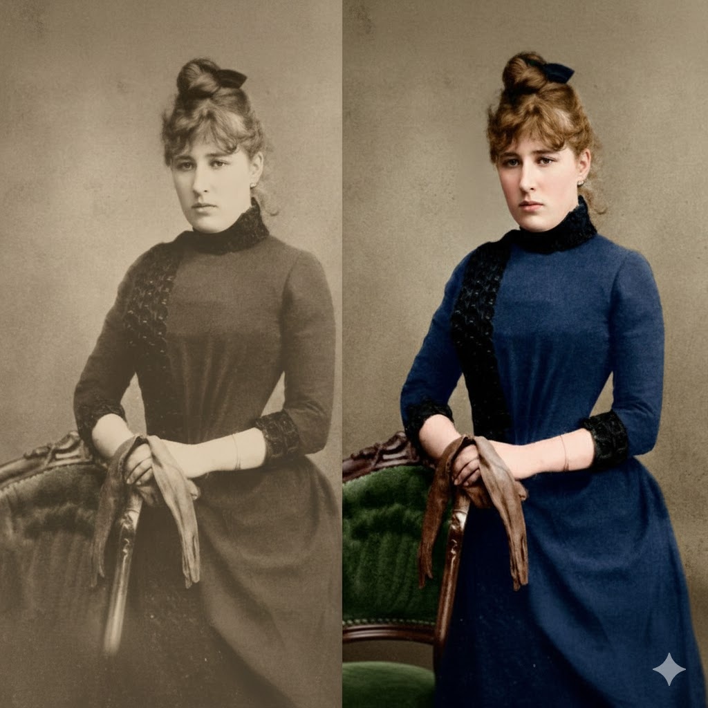 Реальное фото и фантазия нейросети