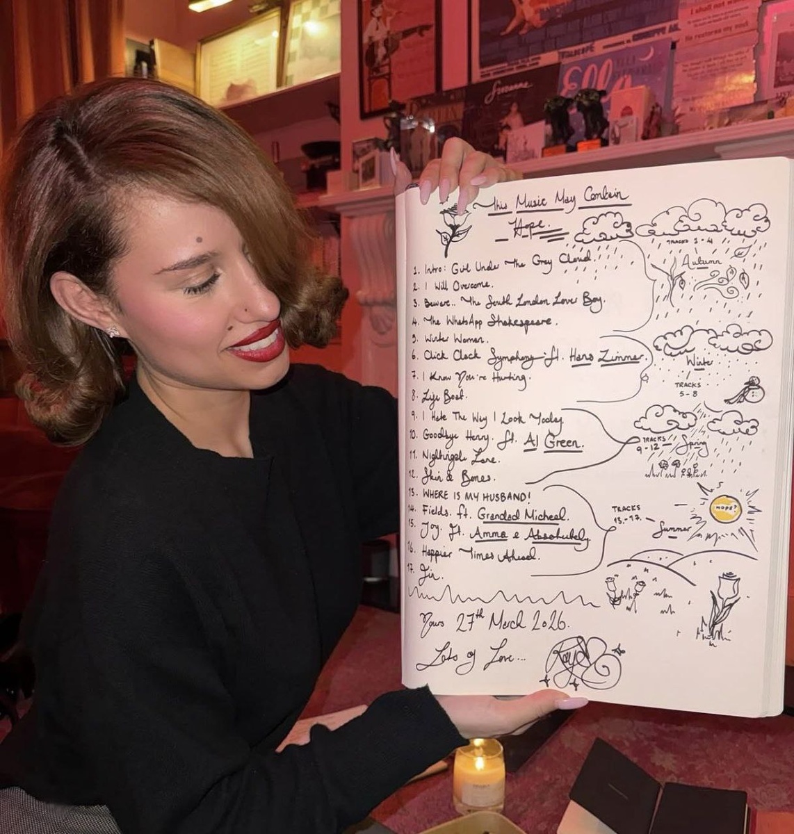 Трек-лист нового альбома RayeИсточник: соцсети певицы