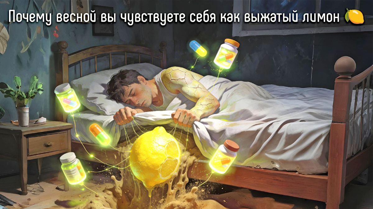 🛑 Почему весной вы чувствуете себя «развалиной», а дорогие витамины из аптеки уходят в унитаз? 3 скрытые причины
