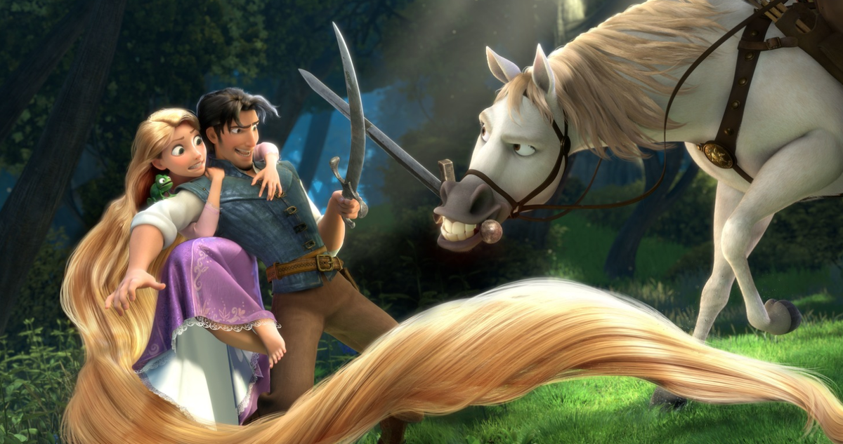 Кадр из мультфильма Рапунцель