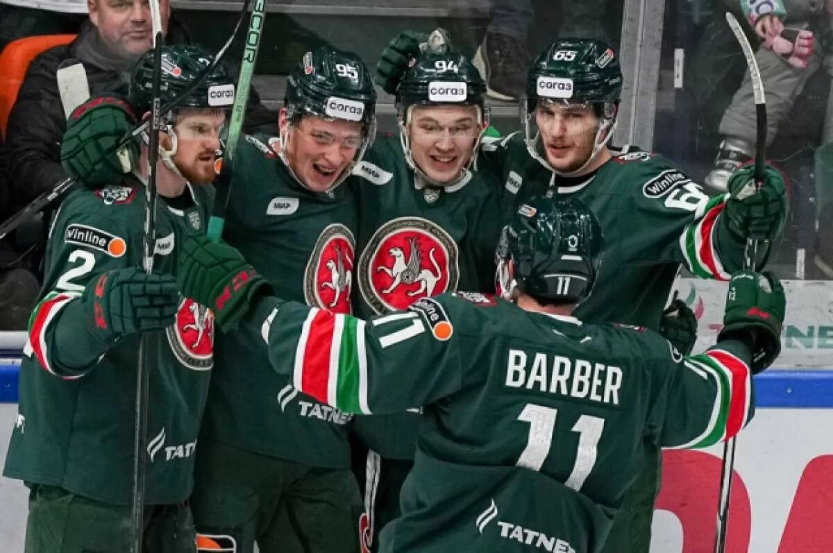    «Ак Барс» уверенно обыграл «Спартак» со счётом 4:1