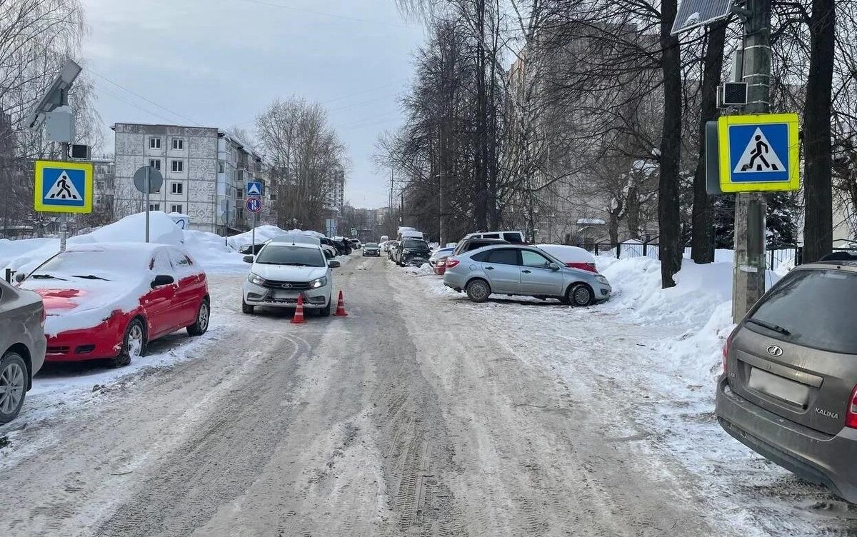    7-летнюю девочку сбили на ул. Шишкина в Ижевске