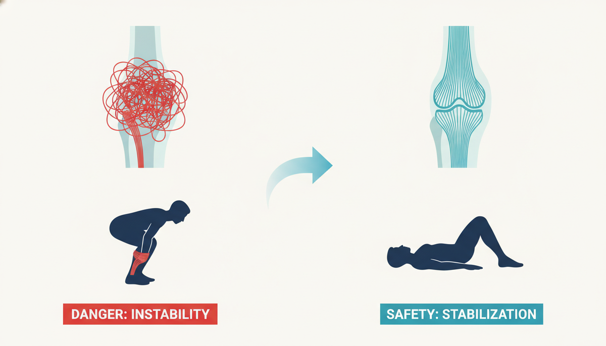 выбор упражнений с наименьшей нагрузкой на сустав