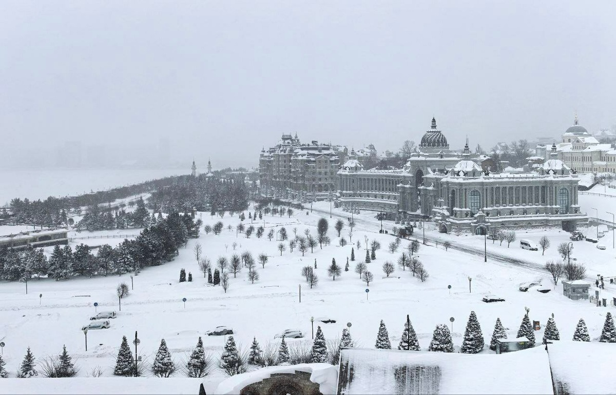 Снежная Казань