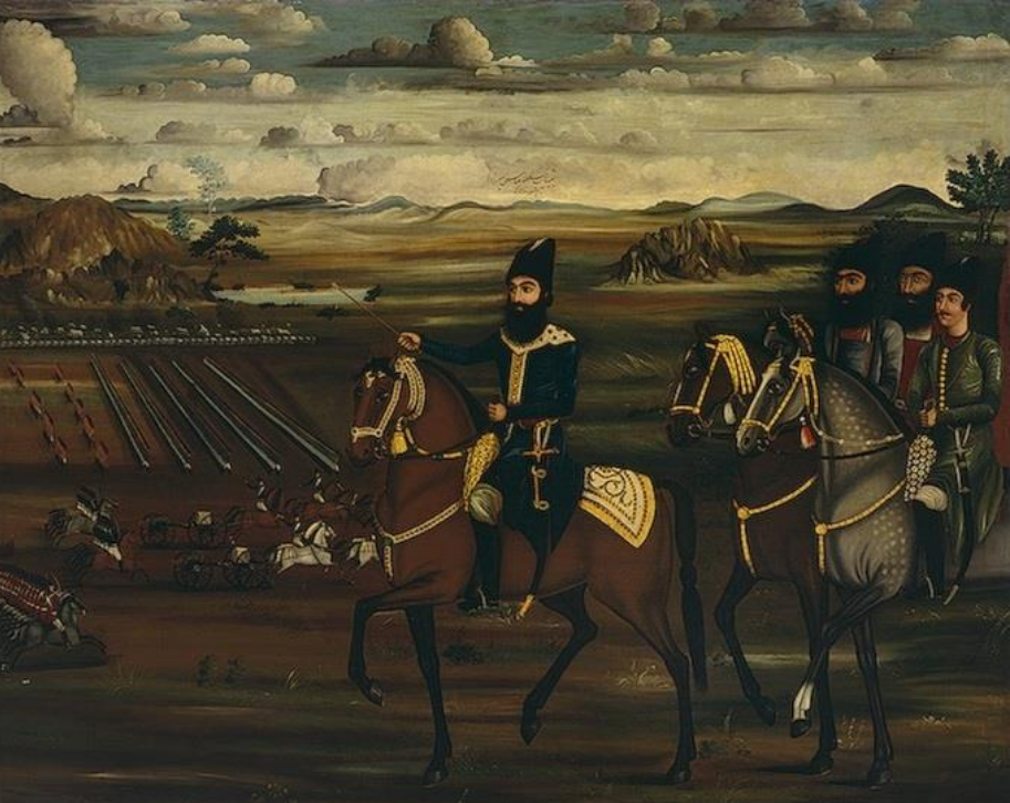 Алла-Вирди Афшар. «Смотр войск Аббасом Мирзой». Иран. 1815-1816 гг.