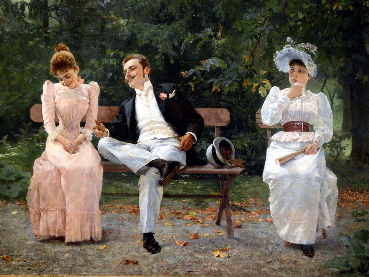 Тихамир фон Маргитаи, "Ревность", 1892