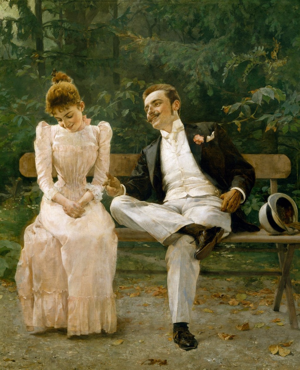 Тихамир фон Маргитаи, "Ревность", фрагмент картины