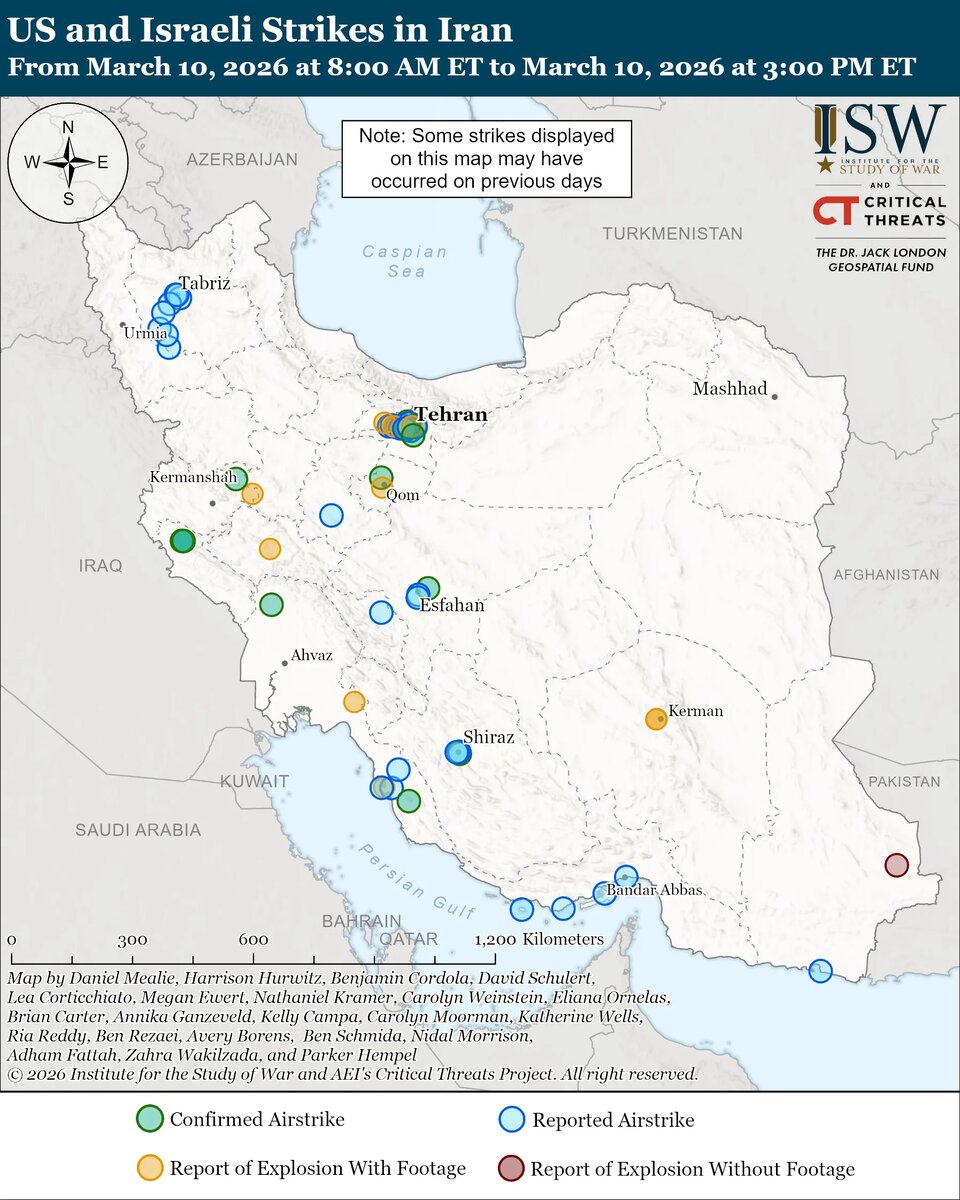 Источник: Американский Институт Изучения Войны. 