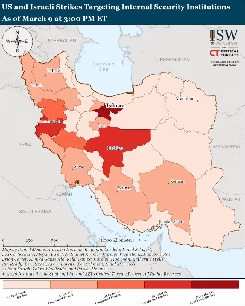 Источник: Американский Институт Изучения Войны. 