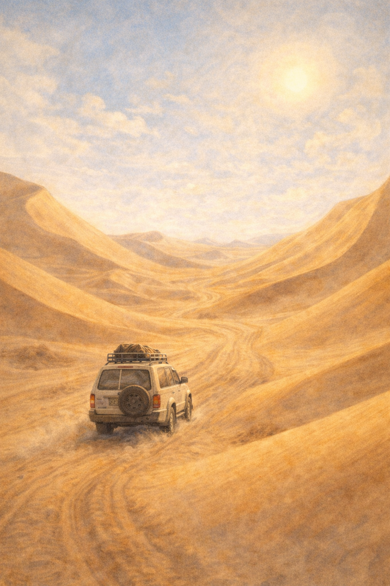 Дорога через пустыню