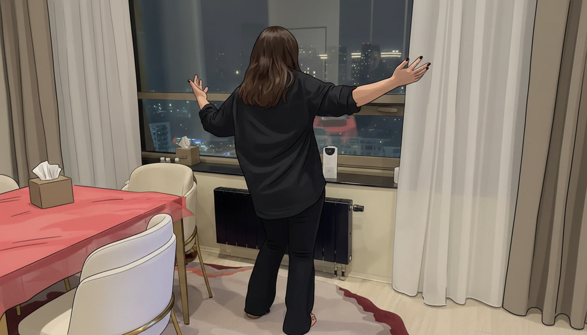 Даже черный цвет не маскирует лишнее.