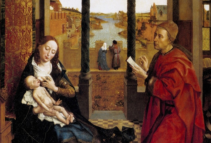 Рогир ван дер Вейден. "Святой Лука рисует Мадонну"