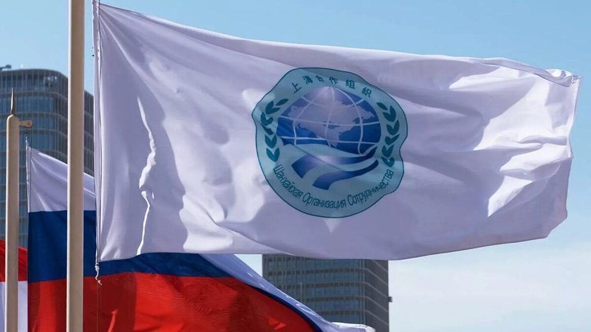 Флаги стран и ШОС © Photo : Пресс-служба секретариата ШОС