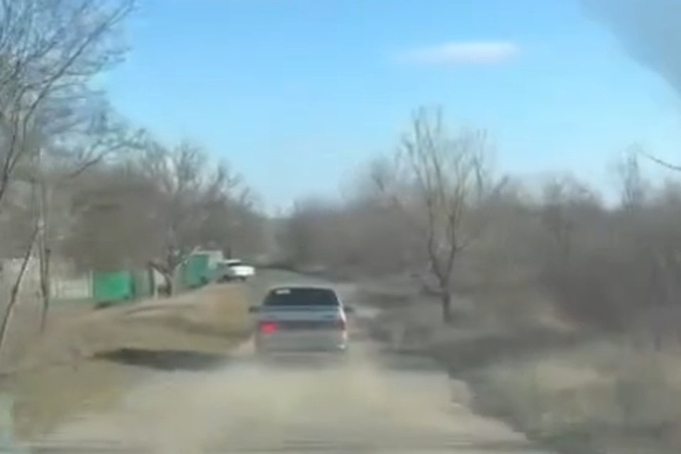    В Лисичанске пьяный водитель устроил погоню с ДПС. ФОТО: скриншот с видео