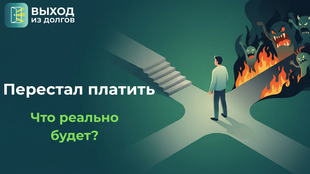 Нечем платить кредит: что реально произойдёт, если перестать платить