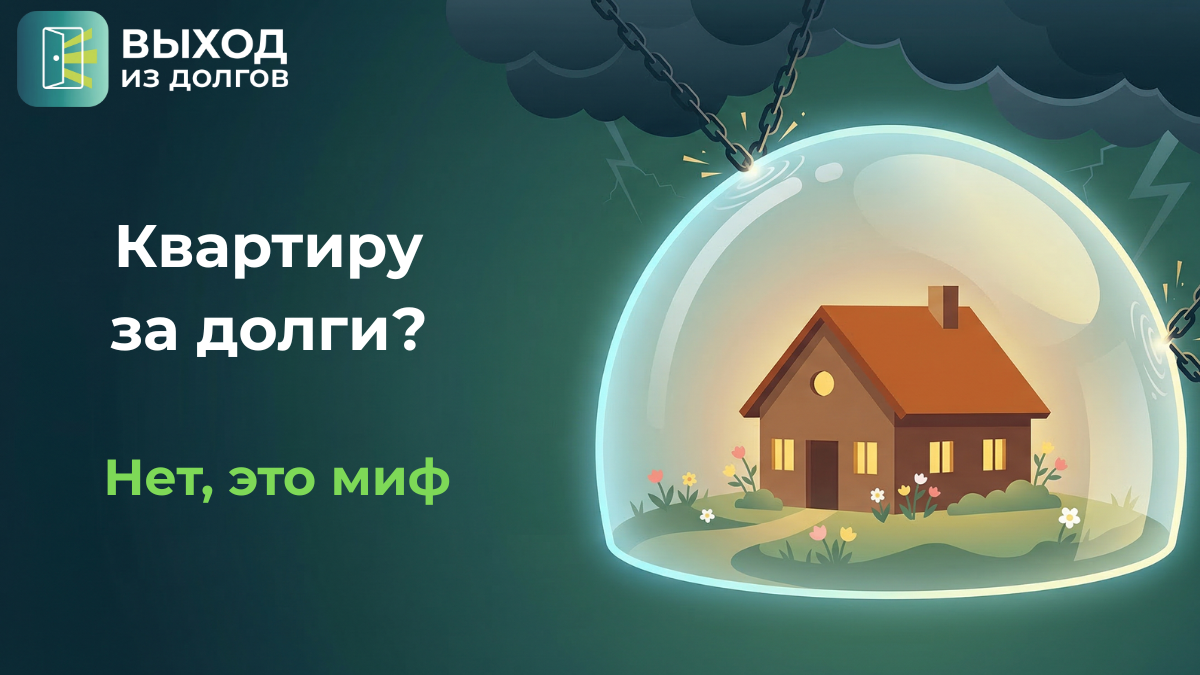 "Заберут квартиру за долги" — самый живучий миф среди должников