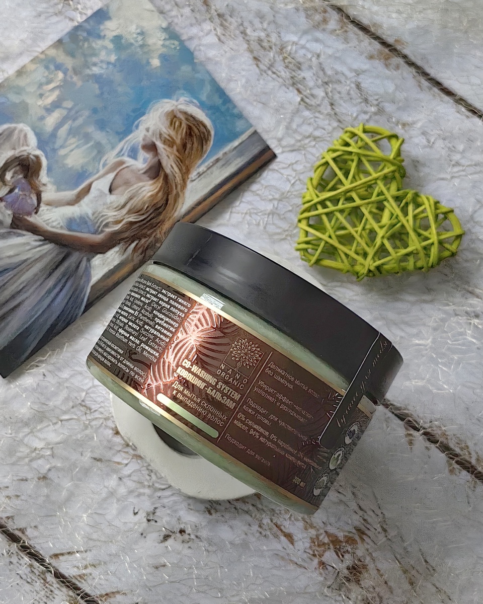 Ко-вошинг для волос, склонных к выпадению от бренда "Nano Organic" 