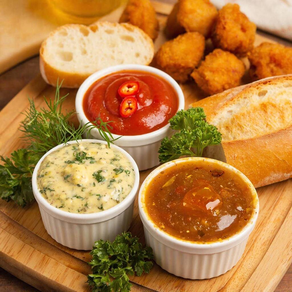 3 соуса за 2 минуты к наггетсам в аэрогриле