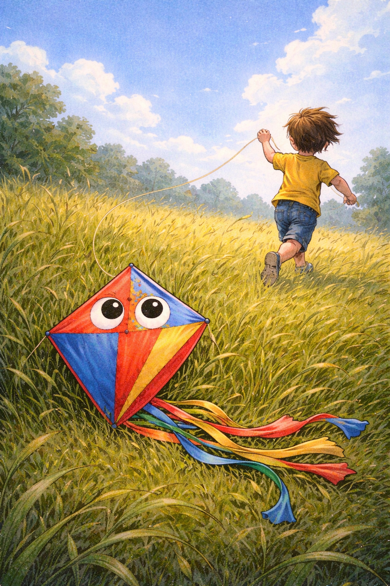 "Я просто бумажка на траве", думал Зигзаг