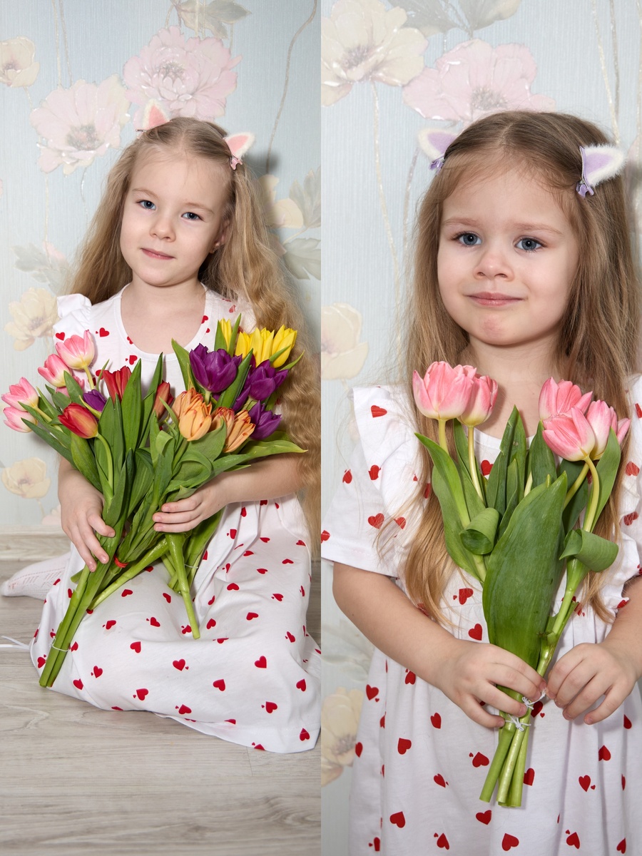 Злата (7 лет) и Агата (4 года)