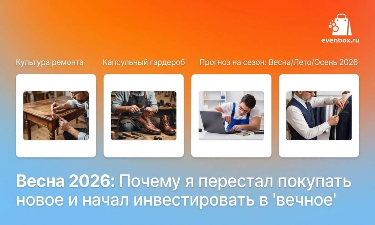Весна 2026: Почему я перестал покупать новое и начал инвестировать в «вечное»