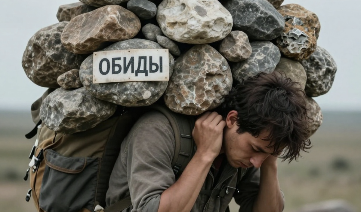 тяжелый груз обиды