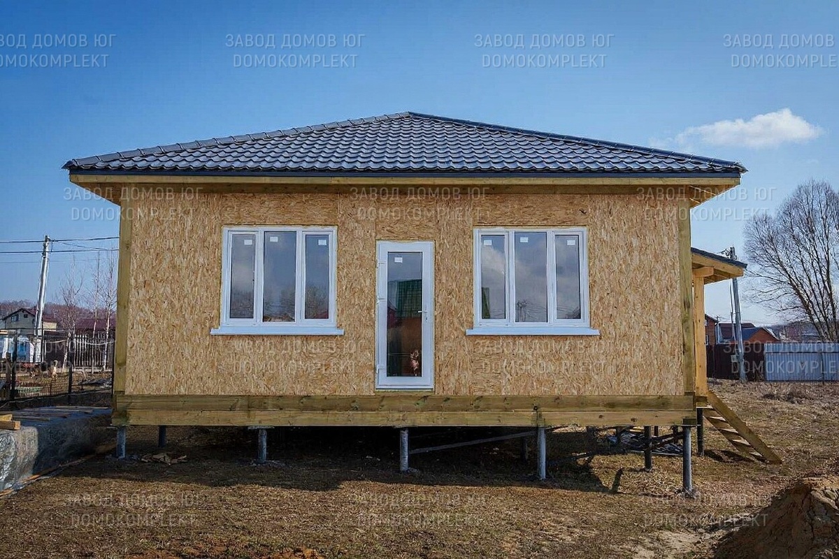 Дом на участке собираем за 7-14 дней