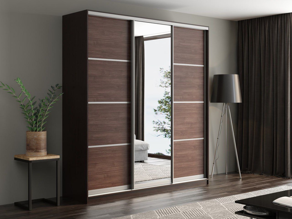 Типовой шкаф-купе. Фото сгенерировано нейросетью YandexART.