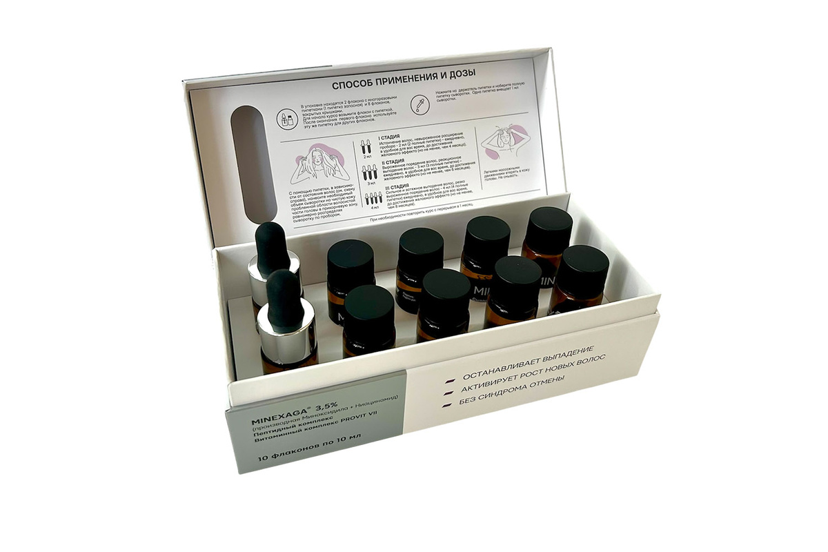 Селенцин, Сыворотка от выпадения волос MINEXAGA