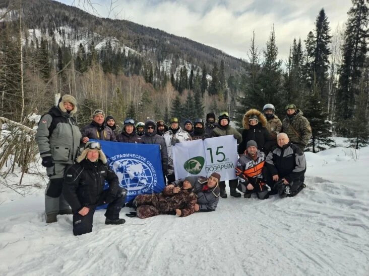 Участники экспедиции. Фото предоставлено заказником «Позарым имени Виктора Михайловича Зимина»