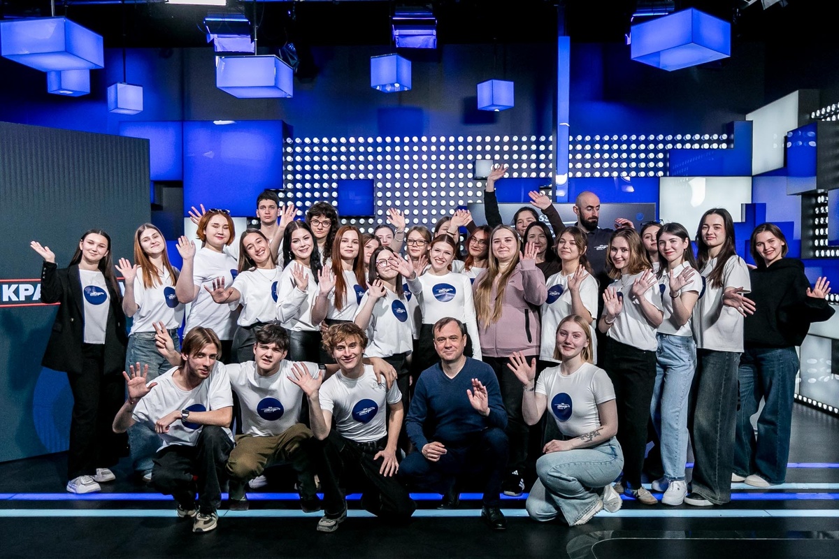 Болельщики ГК СКИФ в медиахолдинге «Краснодар». Фото: ГК СКИФ