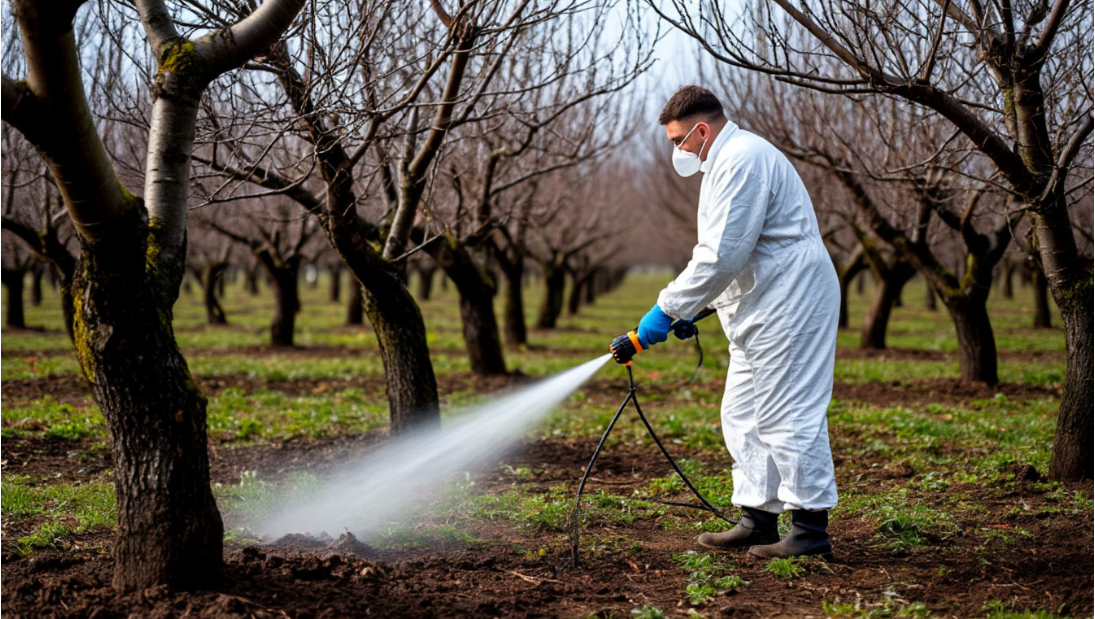 Обрабоска плодовых деревьев в Лен. области
