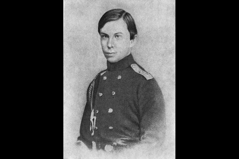 Н.А. Римский-Корсаков на службе в 19 лет